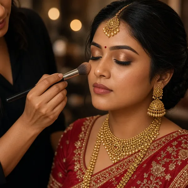 Sample bridal makeup look