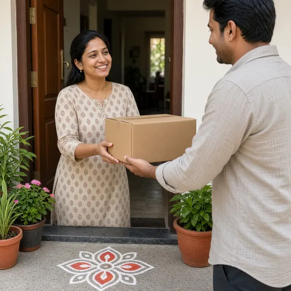 Sample parcel delivery