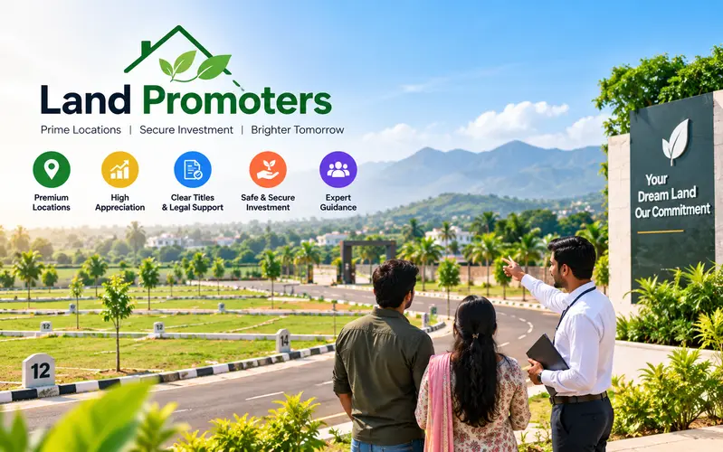 Land Promoters website design example