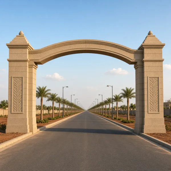 Sample layout entrance