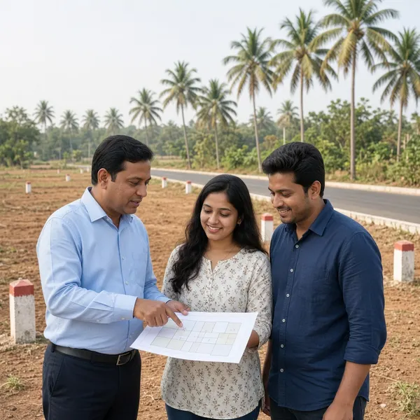 Sample site visit with buyers